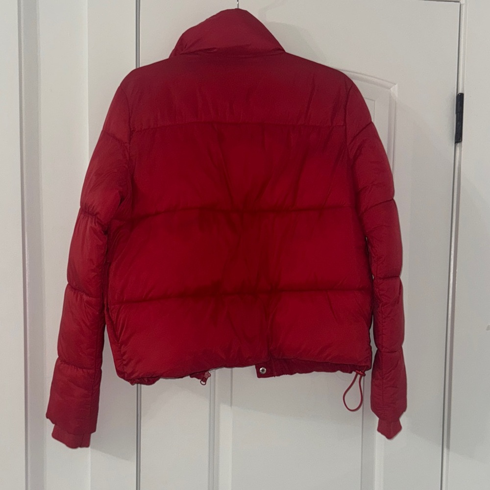 Deluc Cherry Red Puffer Jacket - Picture 3 of 3